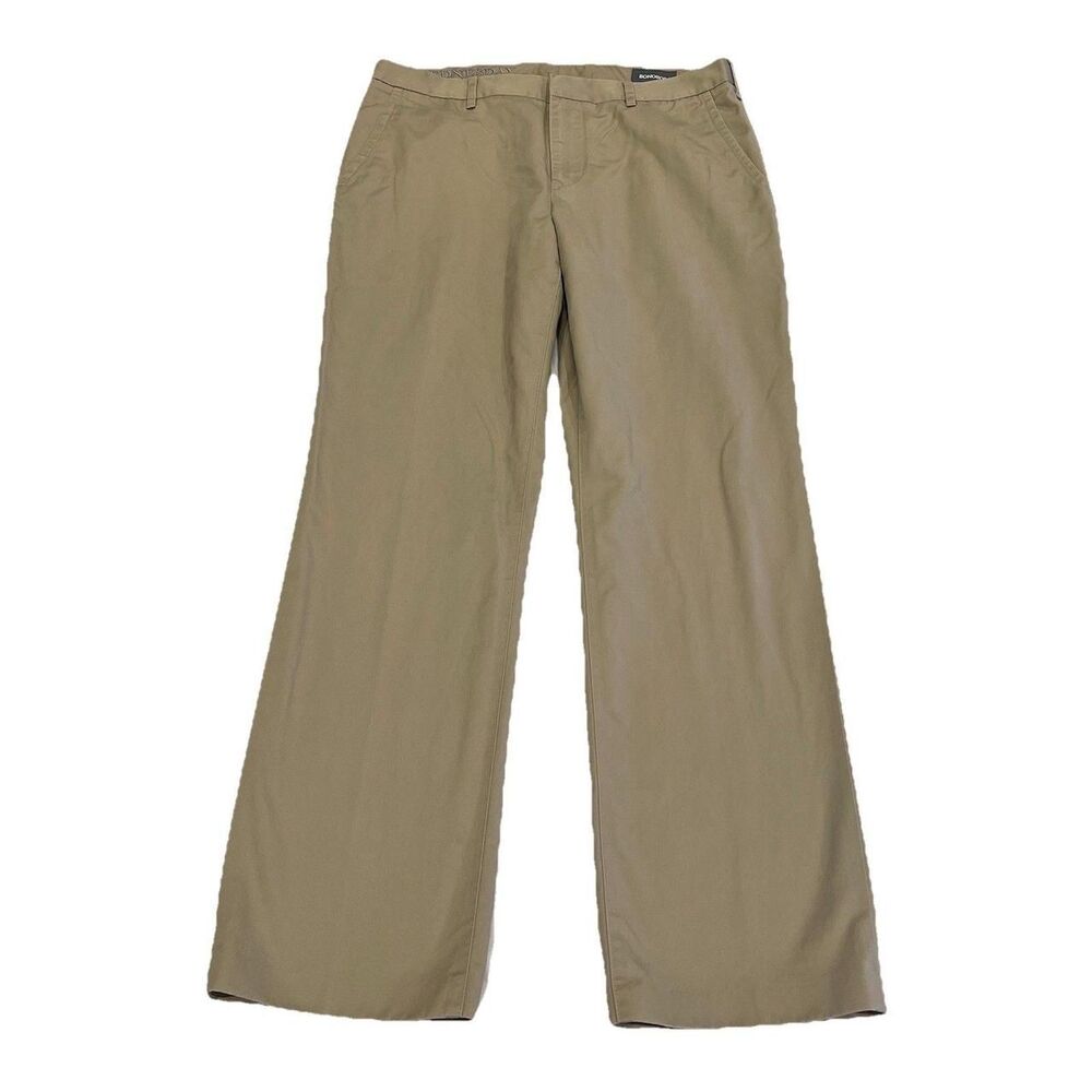 Mens‎ Bonobos Size 33x32 Wednesday Pants Beige Khaki Chinos Straight Leg Casual